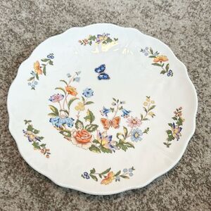 AYNSLEY VTG Cottage Garden Bone China Plate